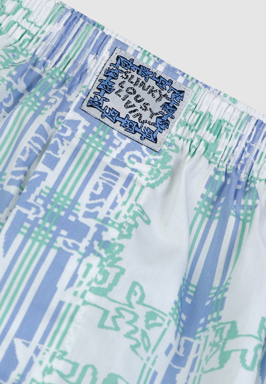 Lousy Livin & Slinky Boxershort - White/Plaid