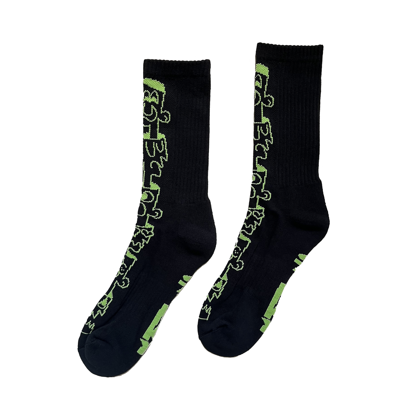 Moodswings Socks - Black/Green