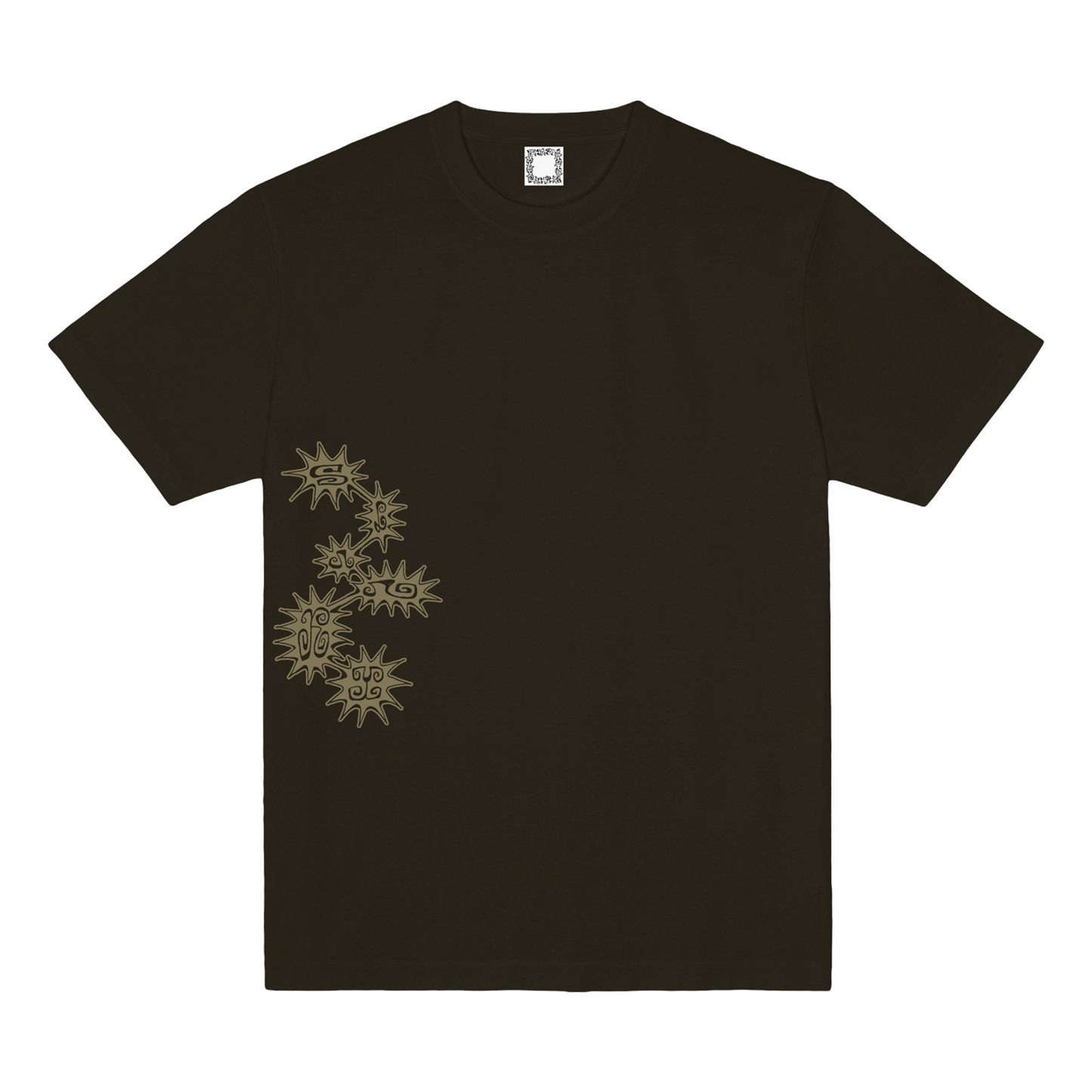 Spikes Tee - Brown