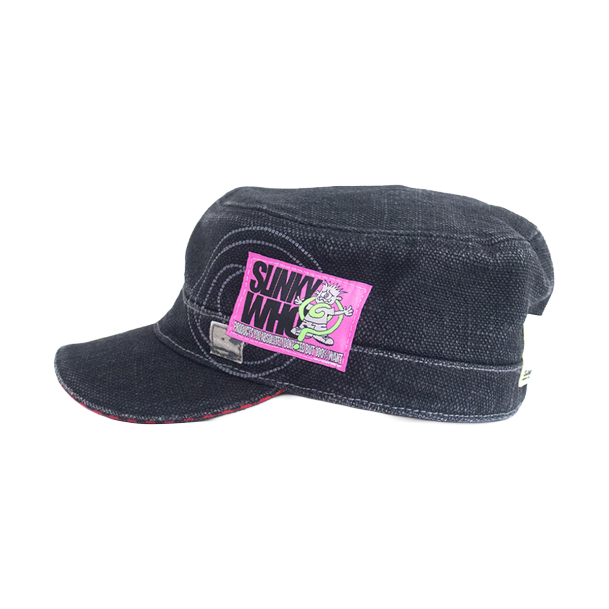 Cow Painter Hat - Black
