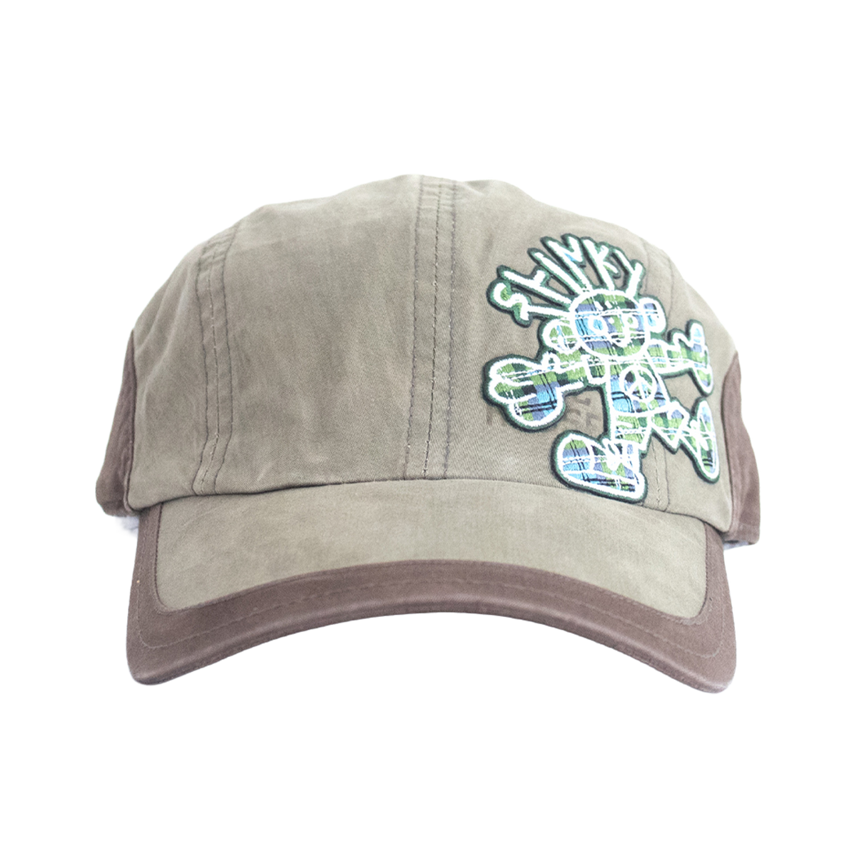 Playground Hat - Green/Brown