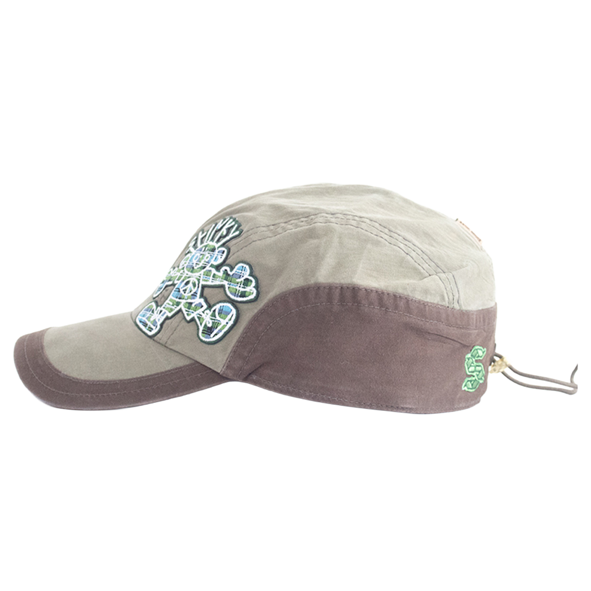 Playground Hat - Green/Brown