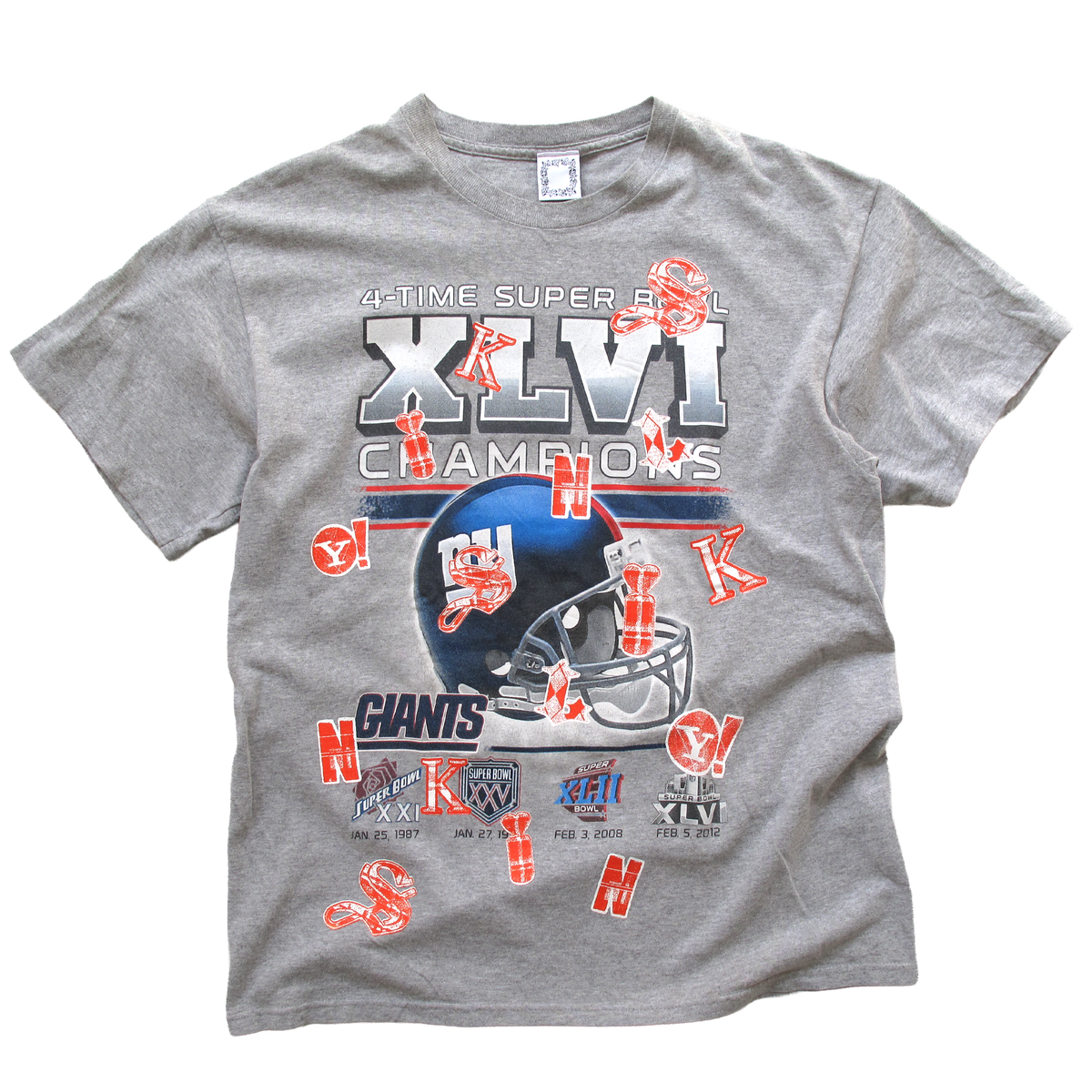 Letters Tee - Heather Grey