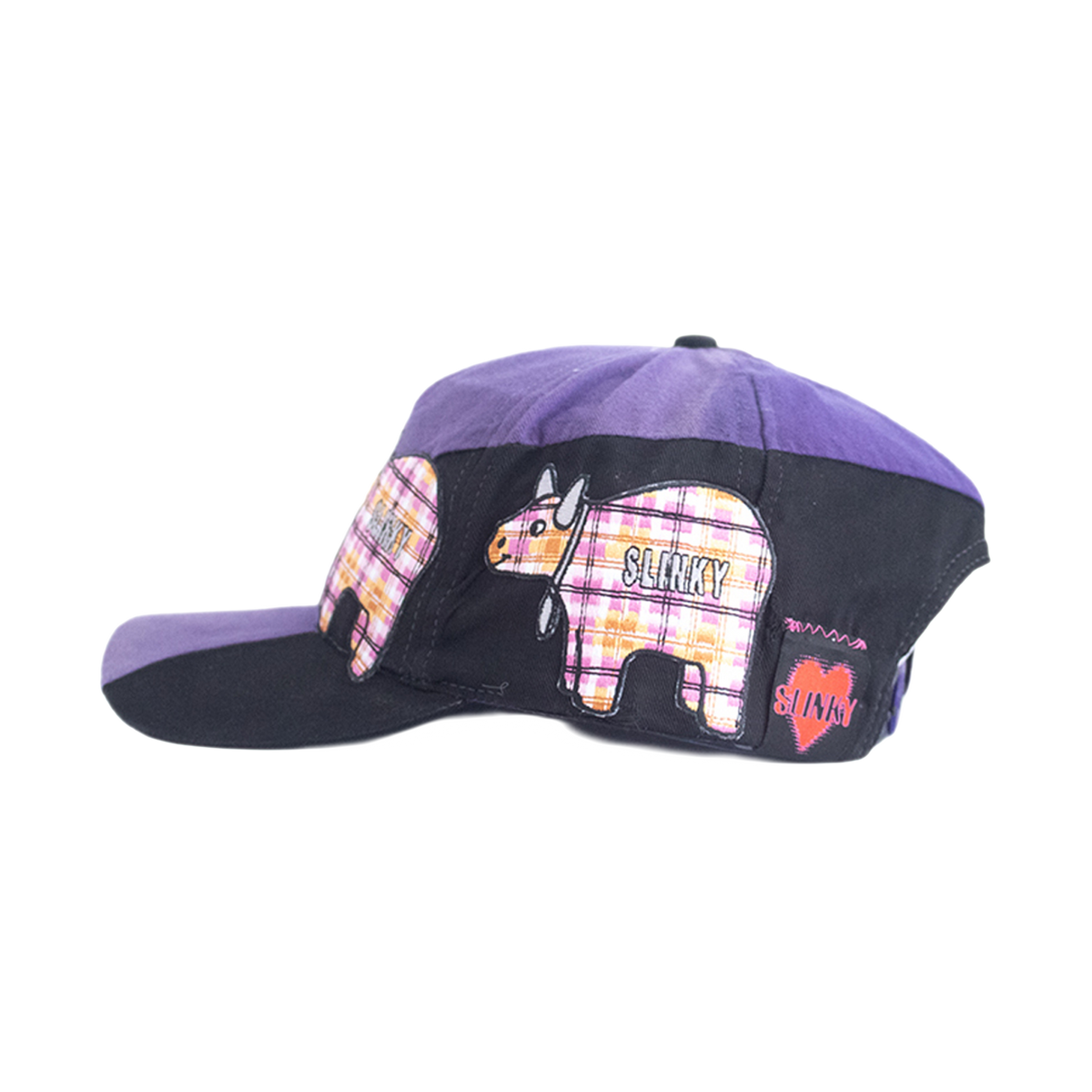 Cow Hat - Purple/Black