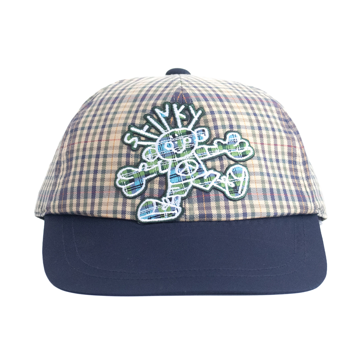 Playground Hat - Plaid/Navy