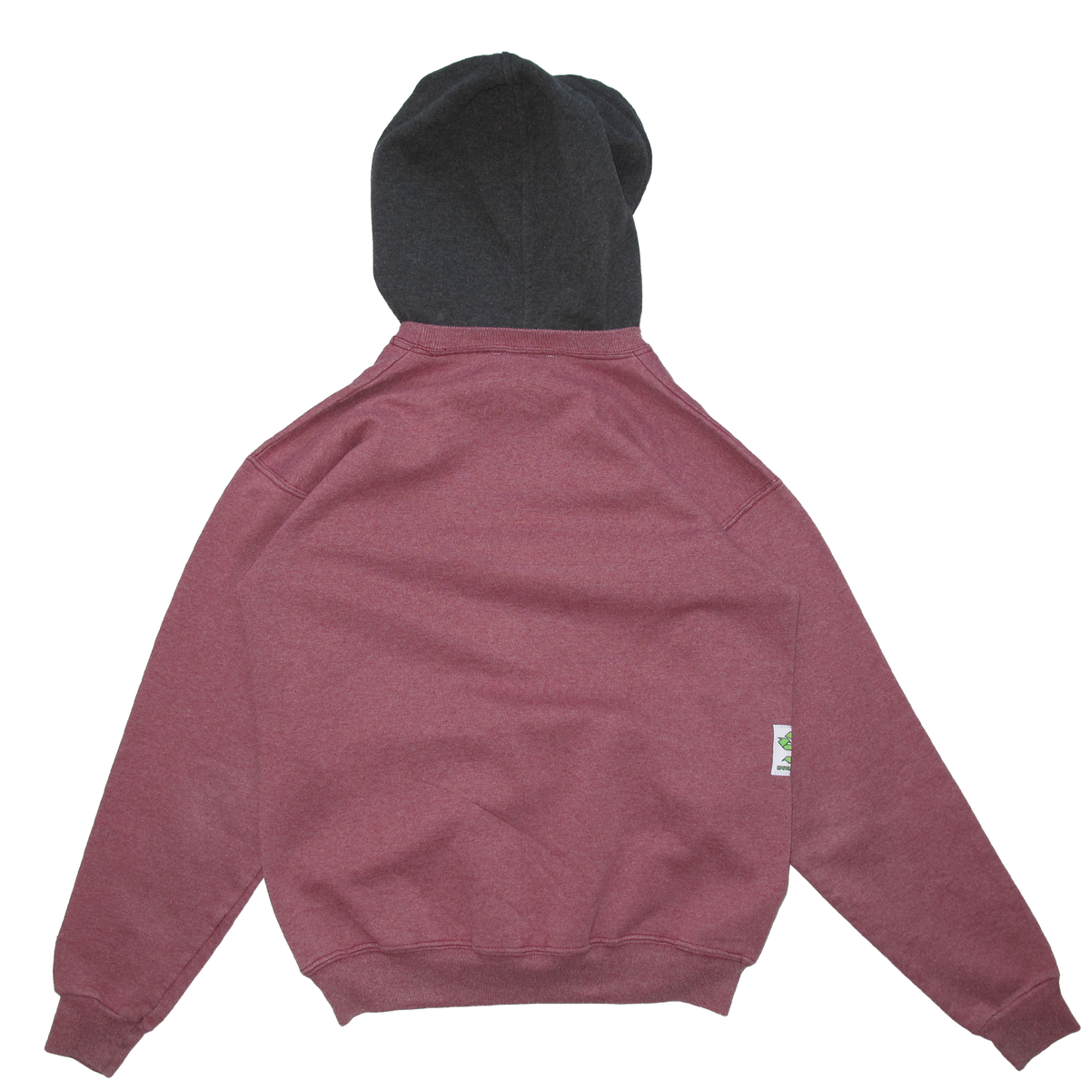 Letters Two Tone Hood - Red