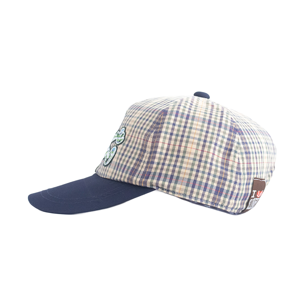 Playground Hat - Plaid/Navy