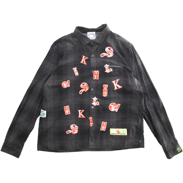 Letters Shirt - Dark Grey