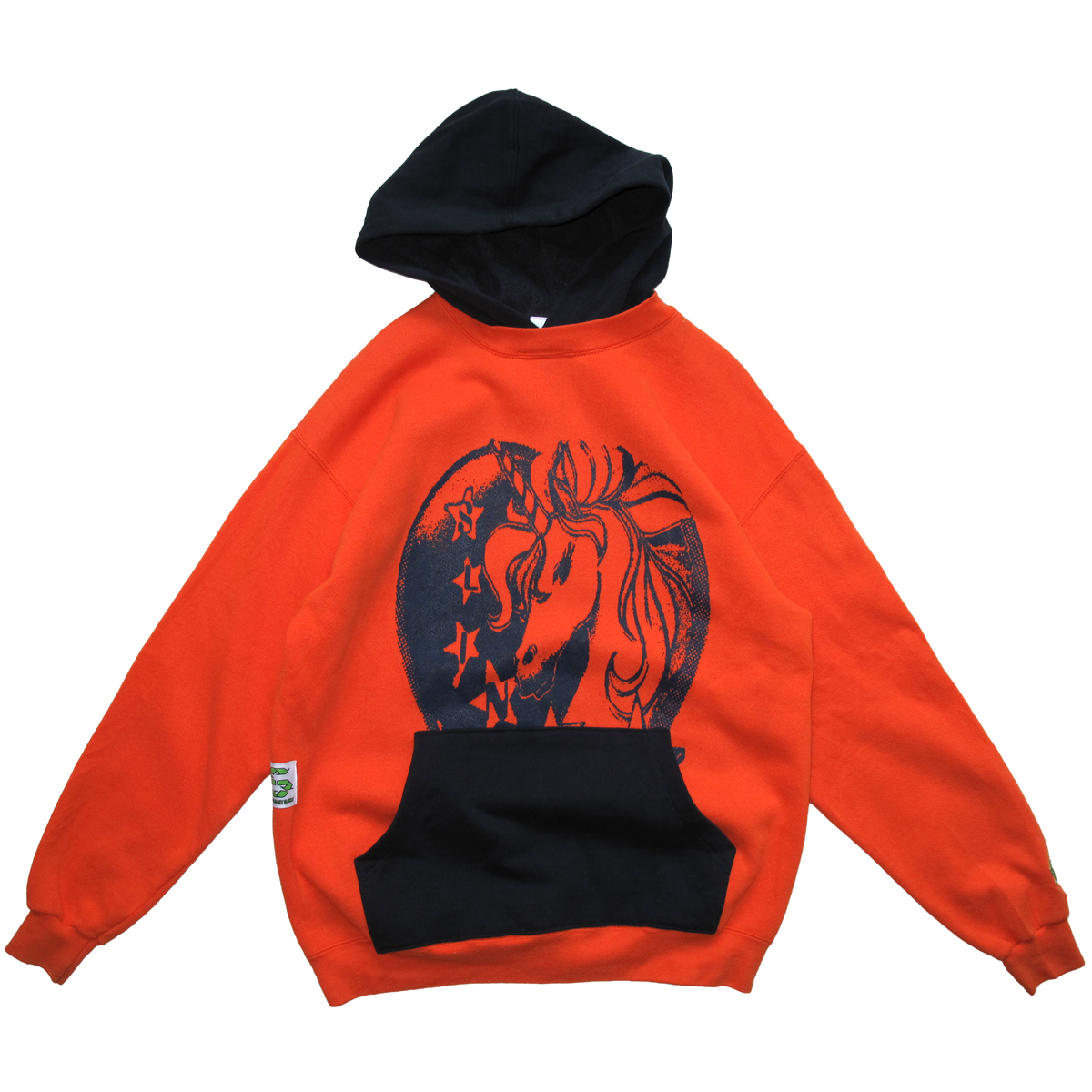 Starhorse Two Tone Hood - Orange/Navy