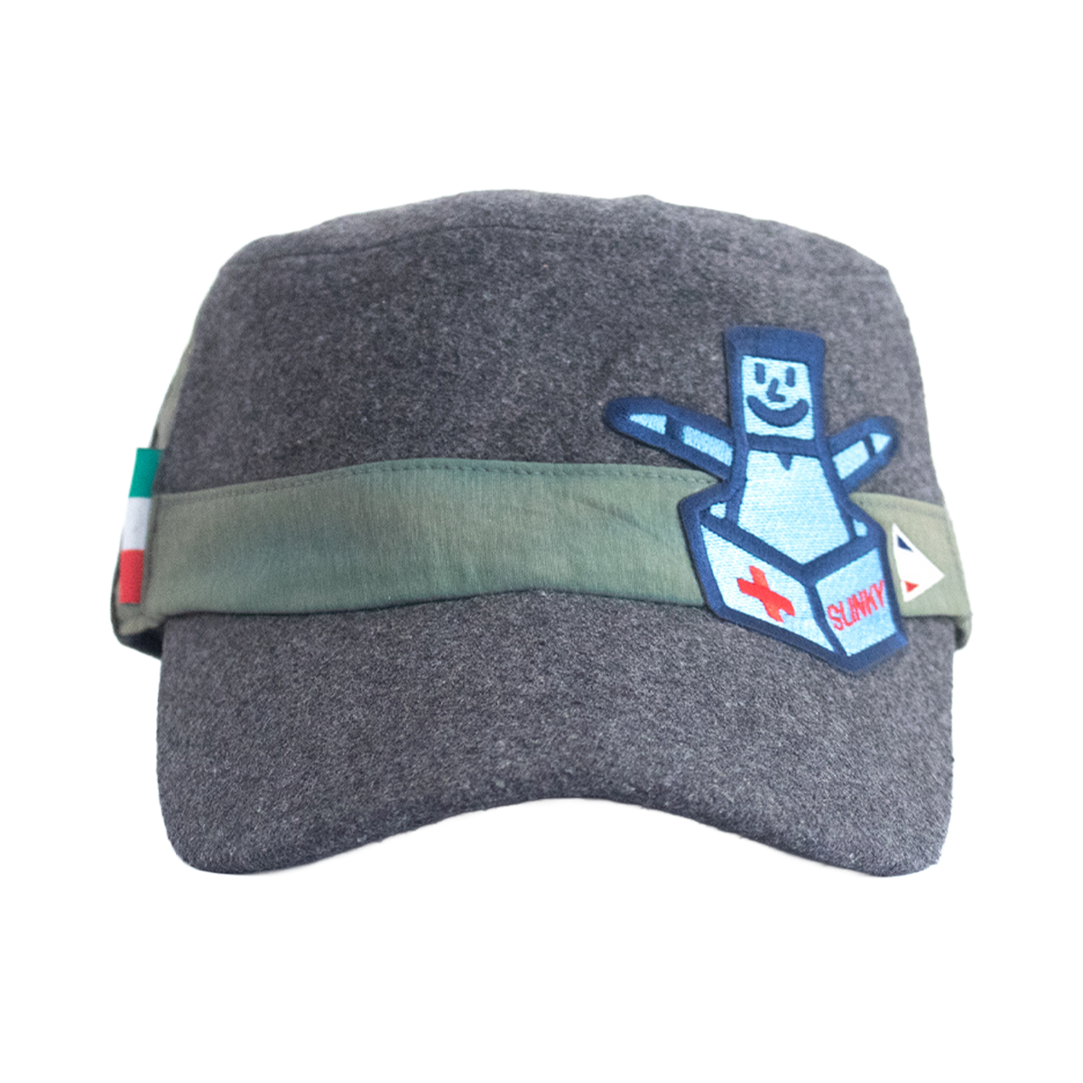 First Aid Hat - Grey
