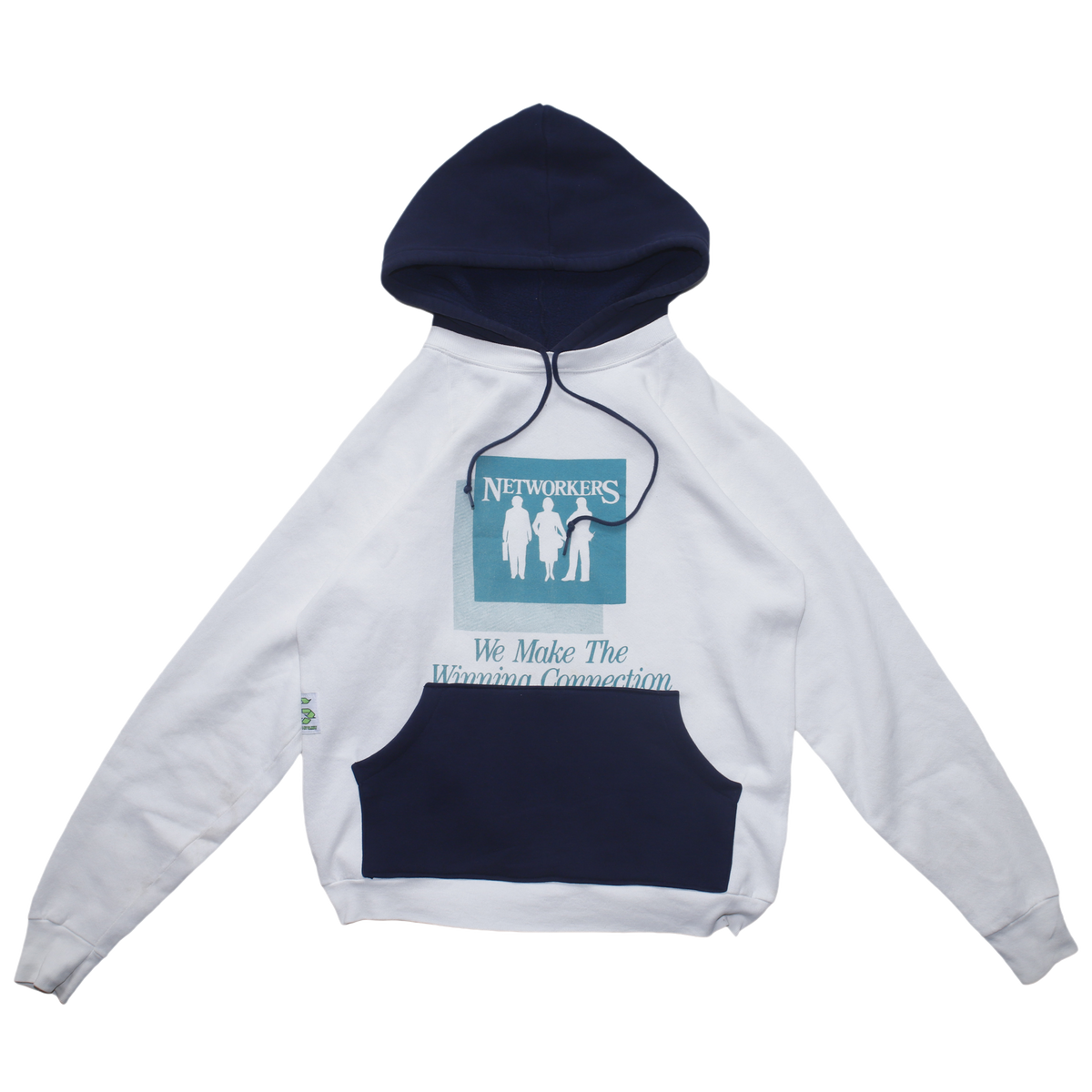 Networkers Two Tone Hoodie - White/Blue