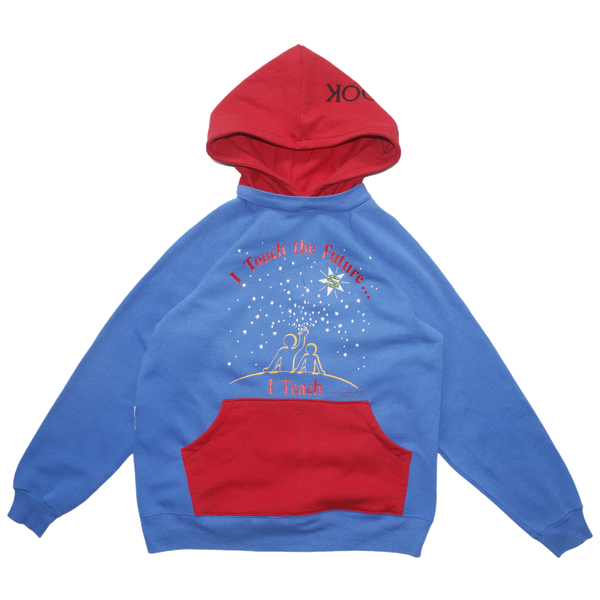 Future Two Tone Hoodie - Blue/Red