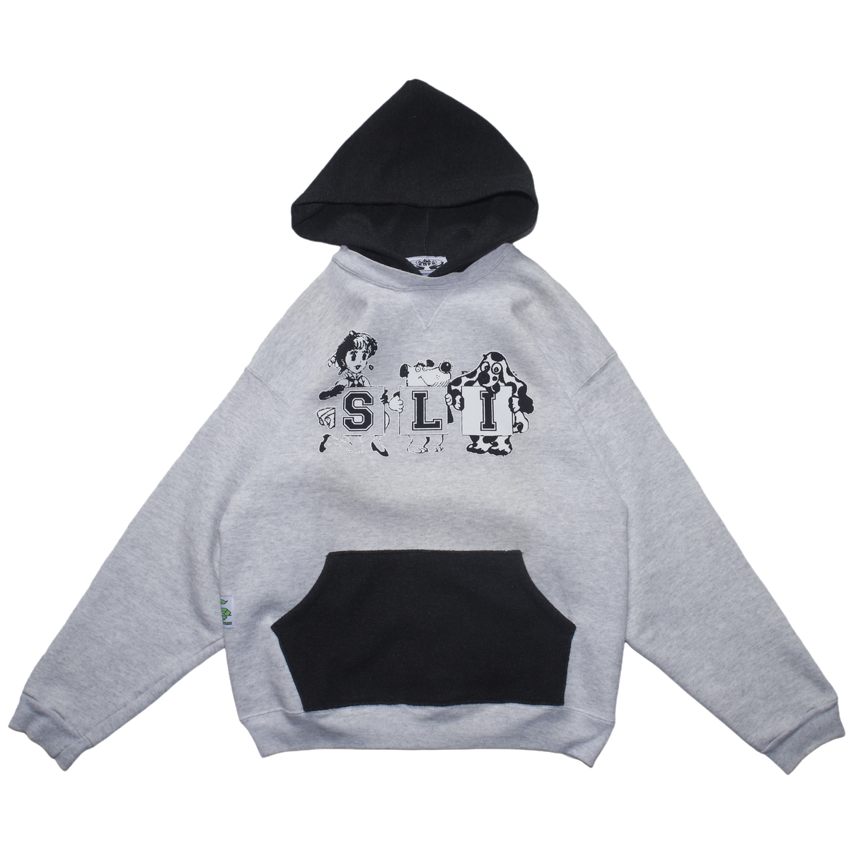 Picco Two Tone Hood - Grey/Black