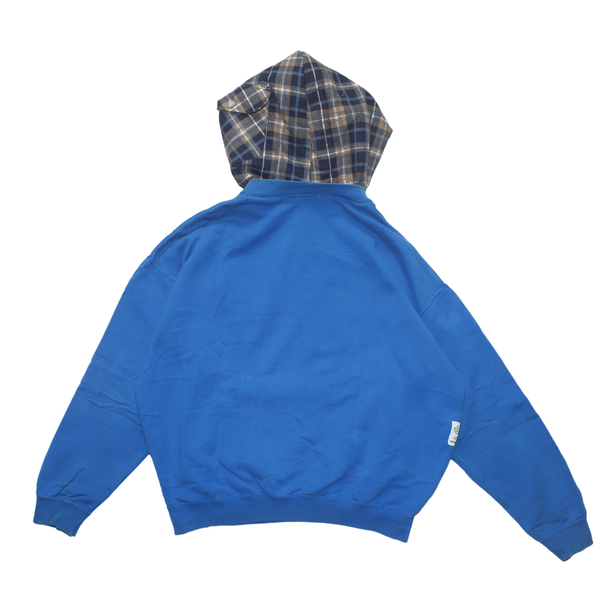 Starhorse Two Tone Hood - Blue/Plaid