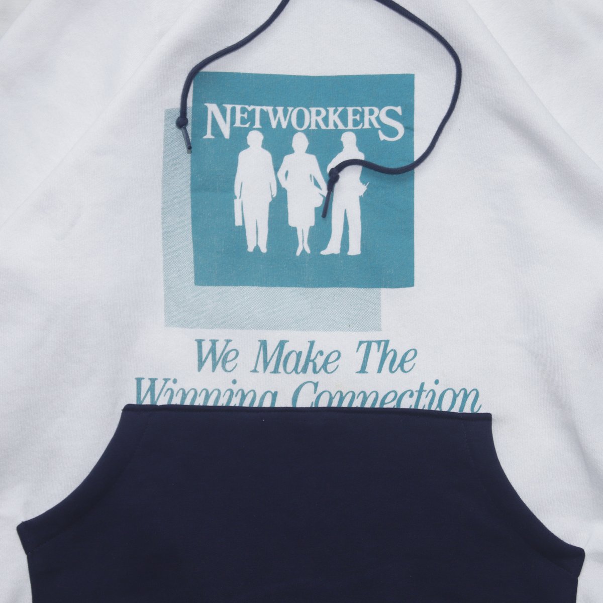 Networkers Two Tone Hoodie - White/Blue
