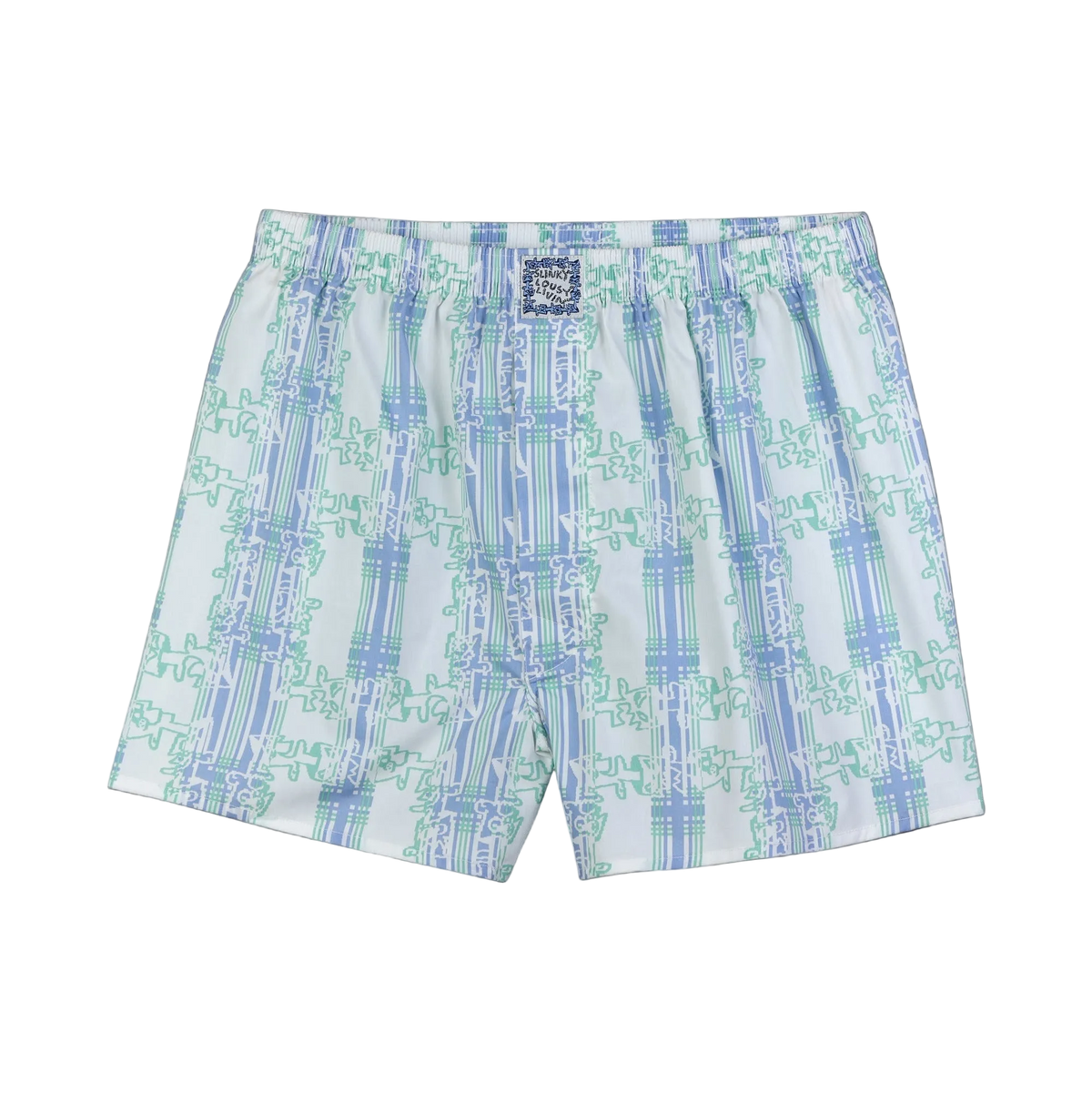 Lousy Livin & Slinky Boxershort - White/Plaid