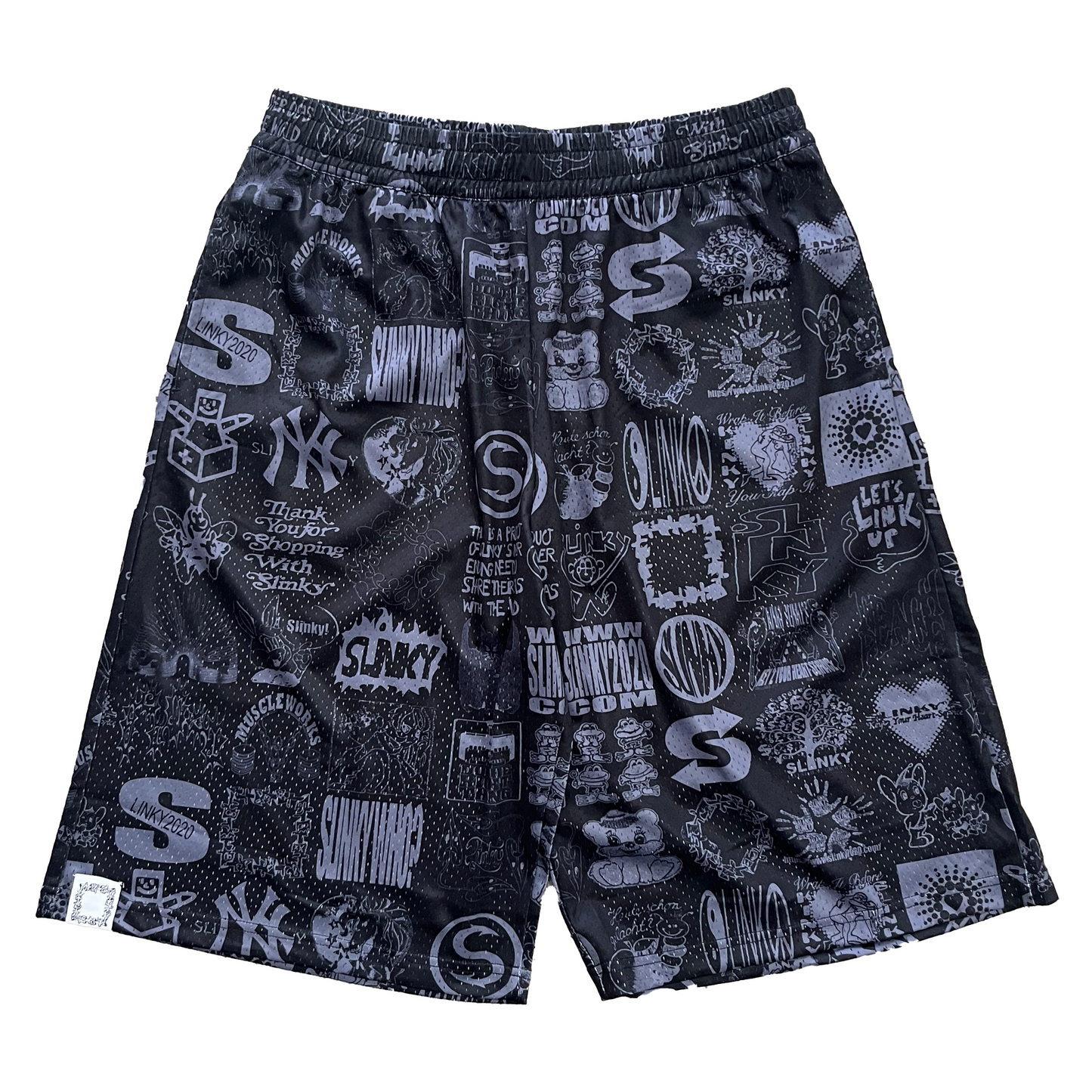 パンツ slinky2020 Sketchbook Mesh Short - Black Slinky 2020