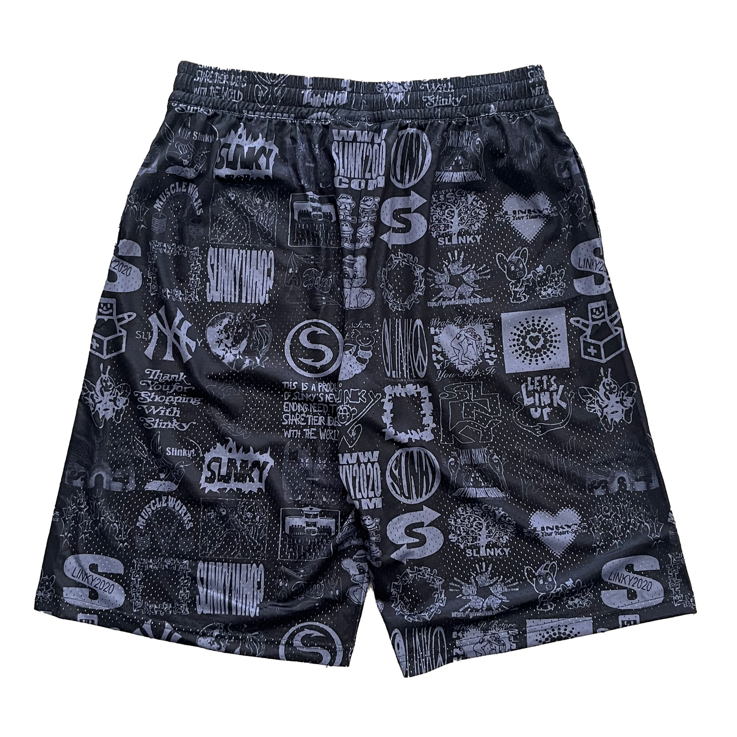 パンツ slinky2020 Sketchbook Mesh Short - Black Slinky 2020