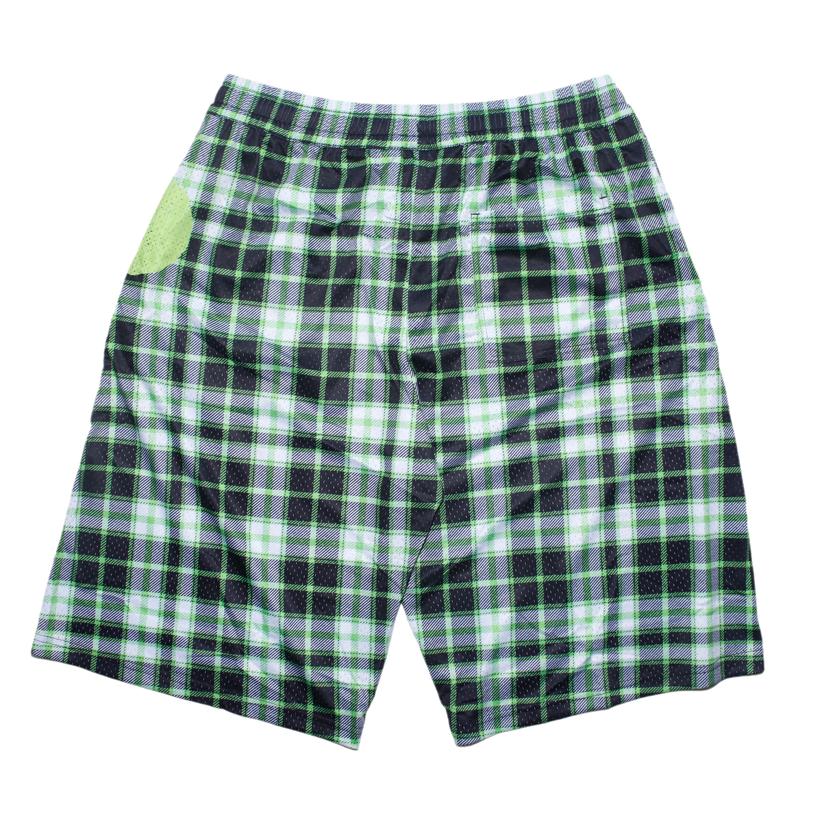 Mouse Mesh Short - Green Plaid – slinky2020