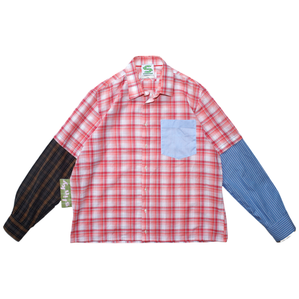 Multi Pattern Shirt - Pink