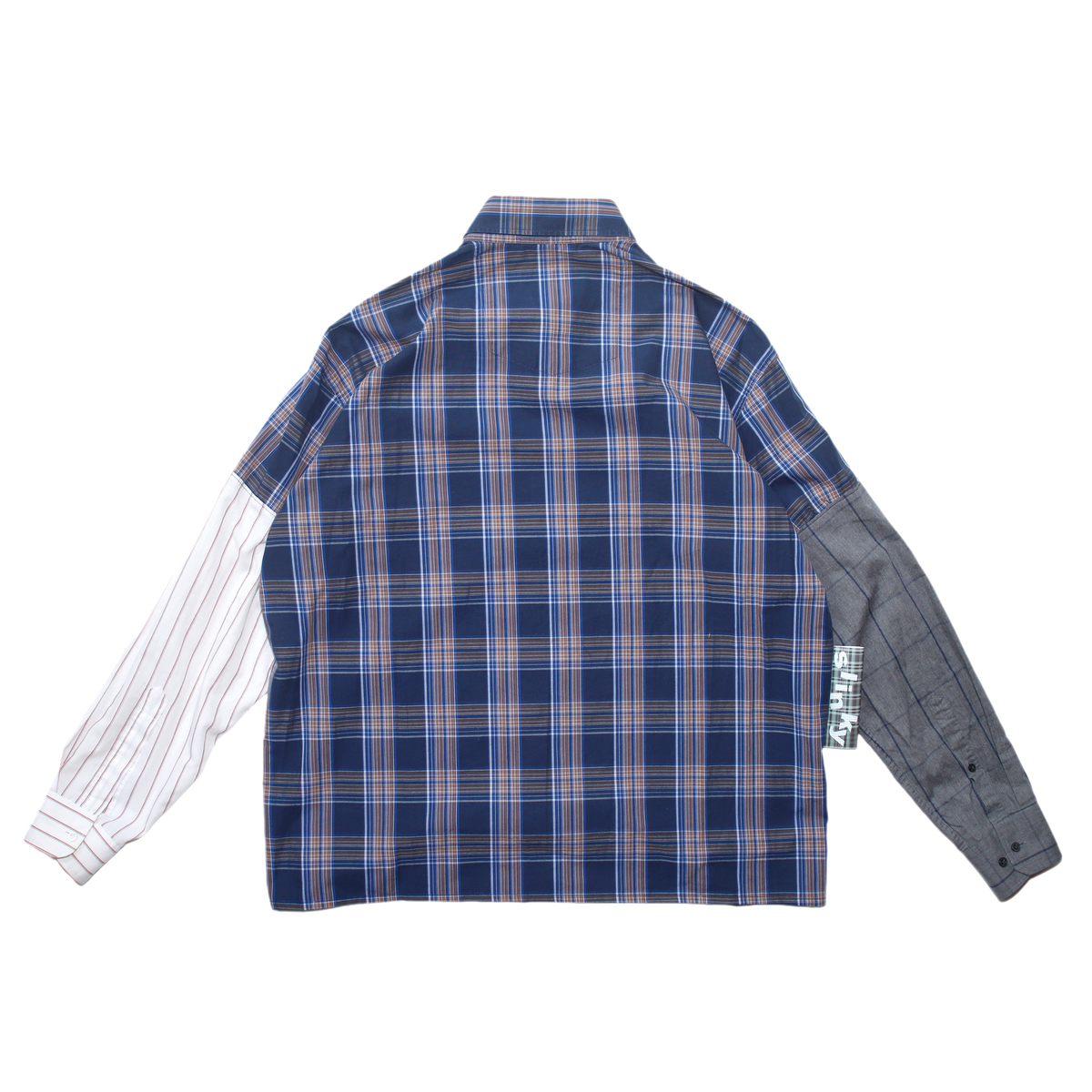 Multi Pattern Shirt - Navy