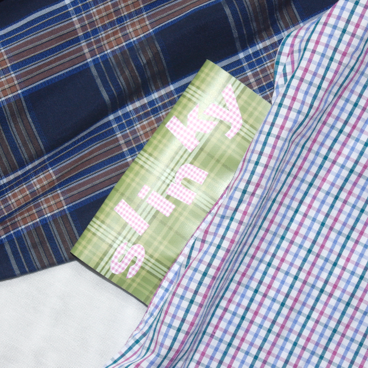 Multi Pattern Shirt - White/Blue