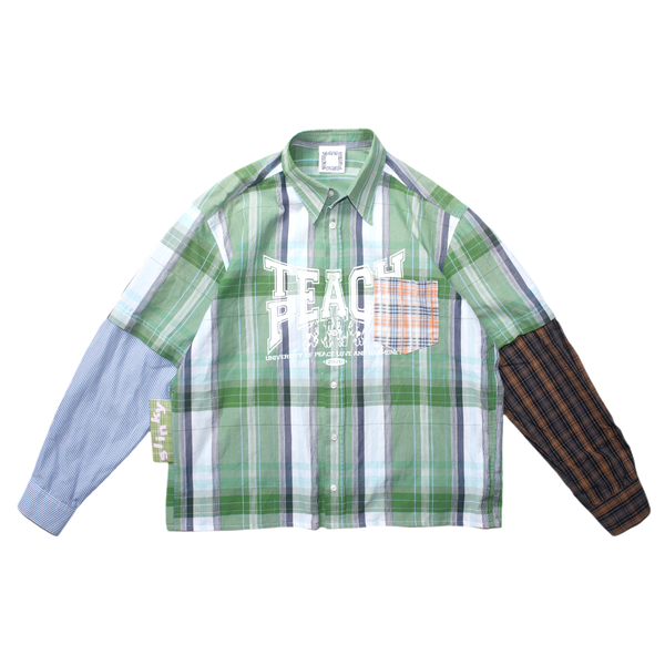 Multi Pattern Shirt - Green