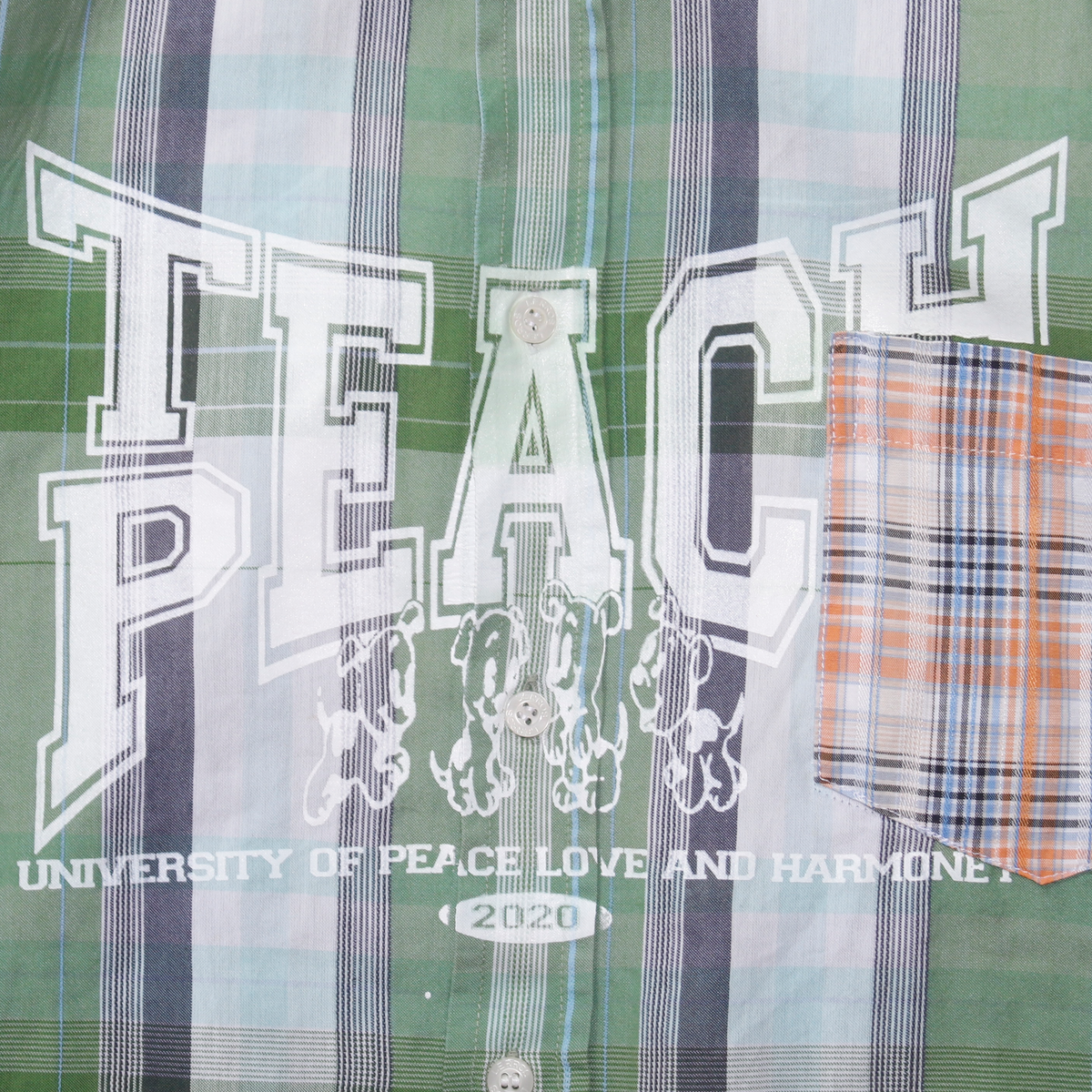 Multi Pattern Shirt - Green