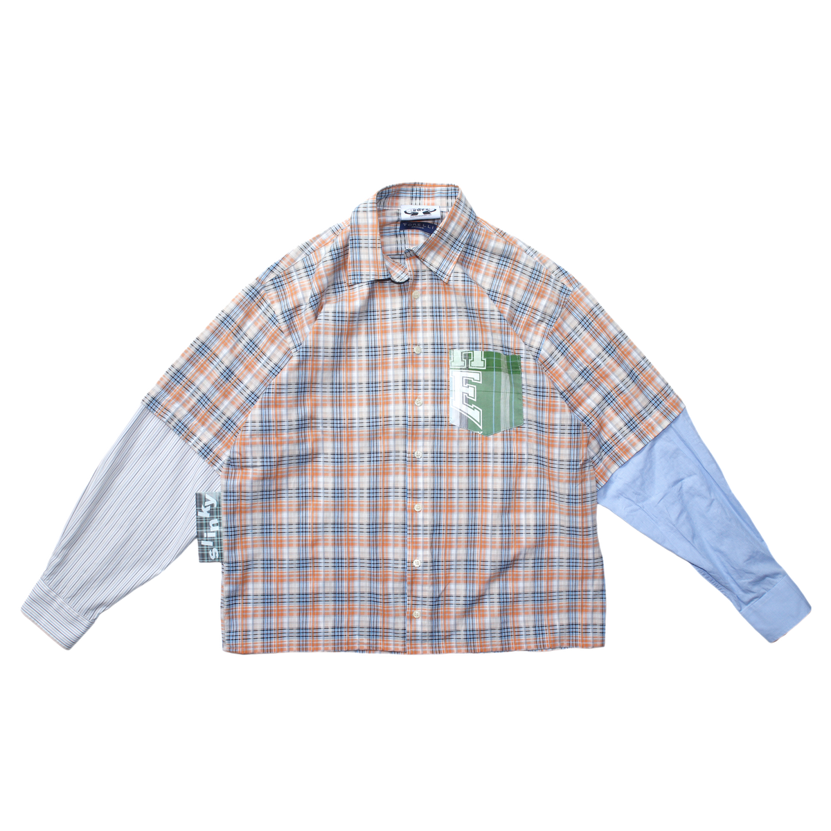 Multi Pattern Shirt - Orange