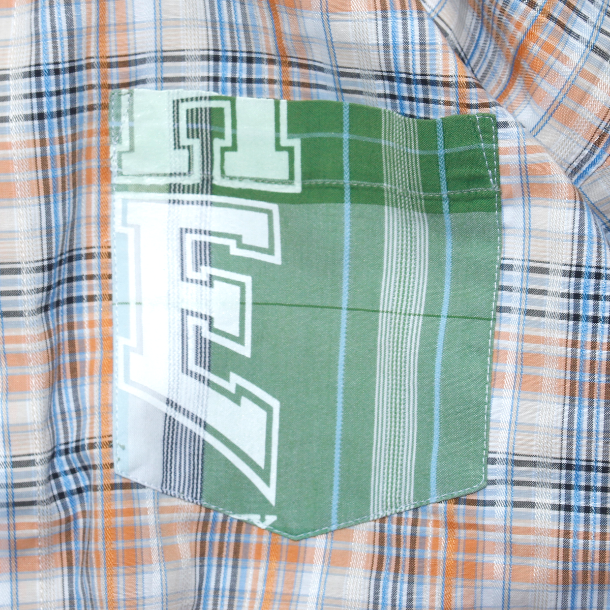Multi Pattern Shirt - Orange