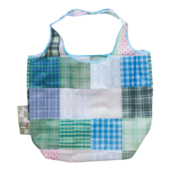 Shopping Bag - Multi Plaid