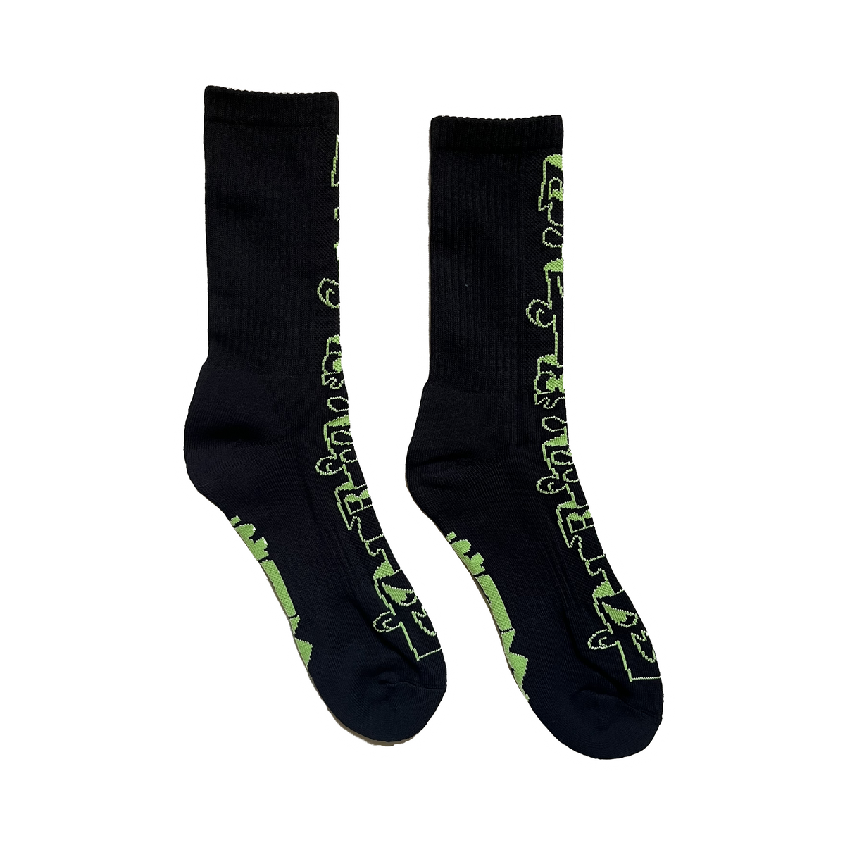 Moodswings Socks - Black/Green