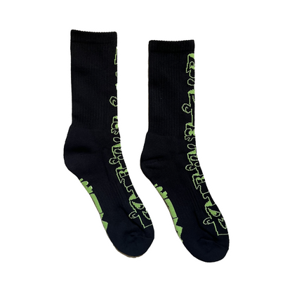 Moodswings Socks - Black/Green