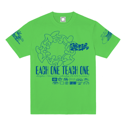 Each One Teach One Tee - Lime