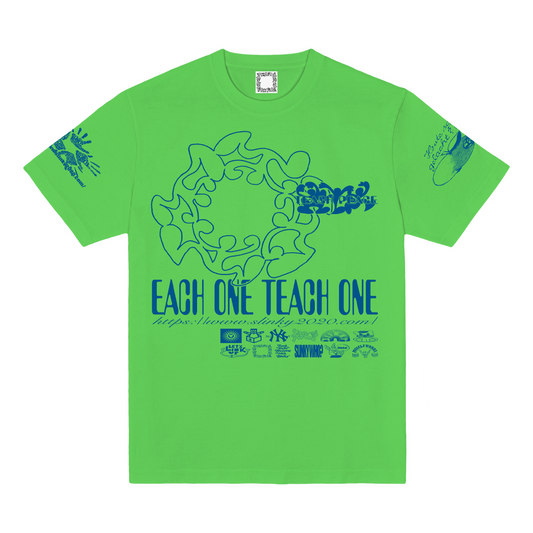Each One Teach One Tee - Lime